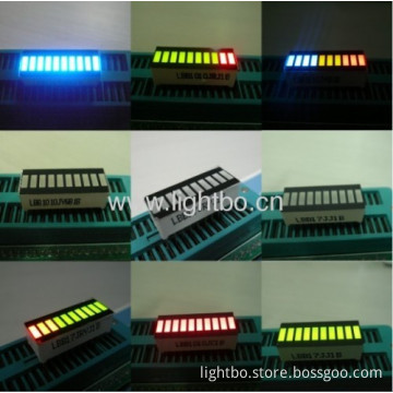 25.4x10.1x7.9 Mm 10-segment Led Light Bar Graph Array,various Colours Available 